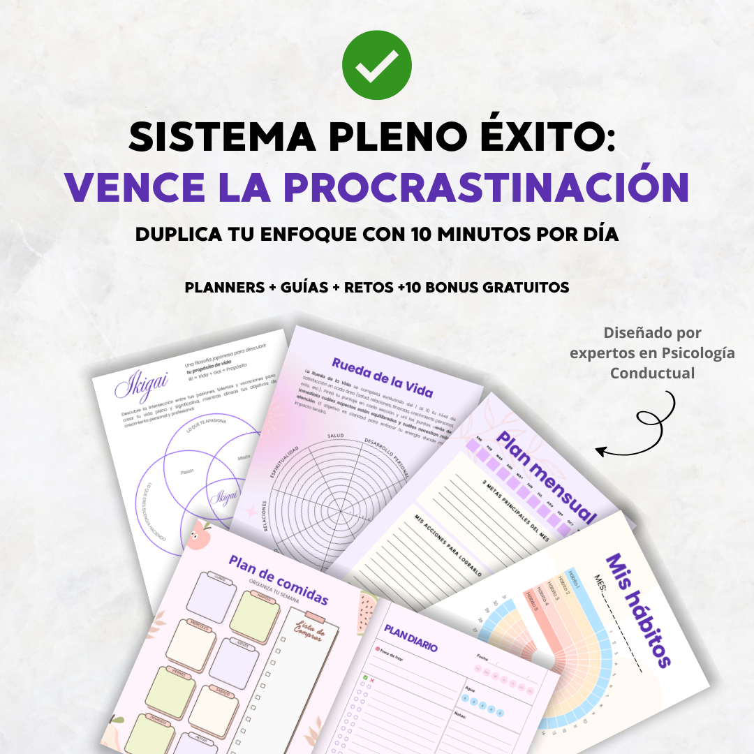 Sistema Pleno Éxito: Vence la Procrastinación